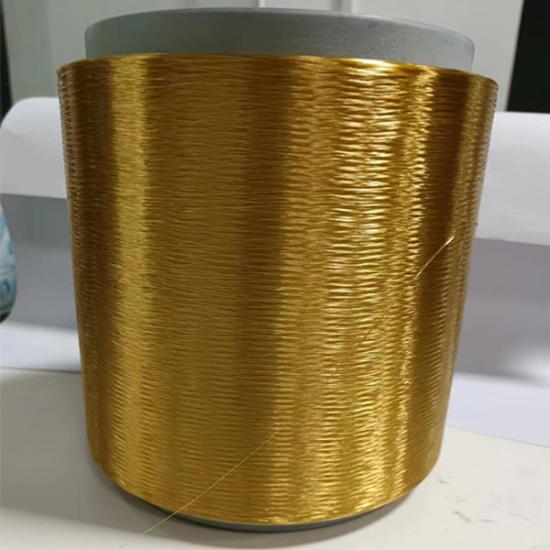 Golden Color FDY Monofilament Yarn on cops