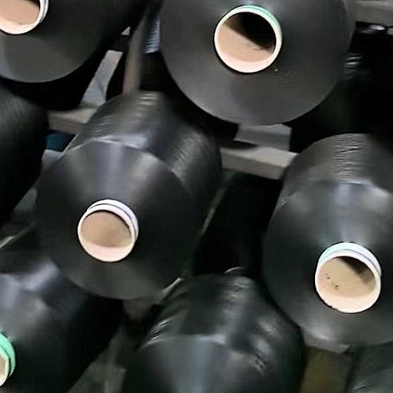 Runteks DTY 200D/96F DDB black NIM yarn Polyester Yarn For Knitting and Weaving AA grade