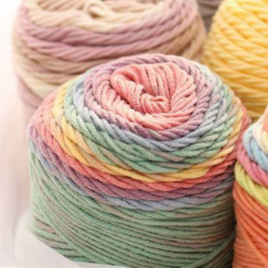 space dyed yarn