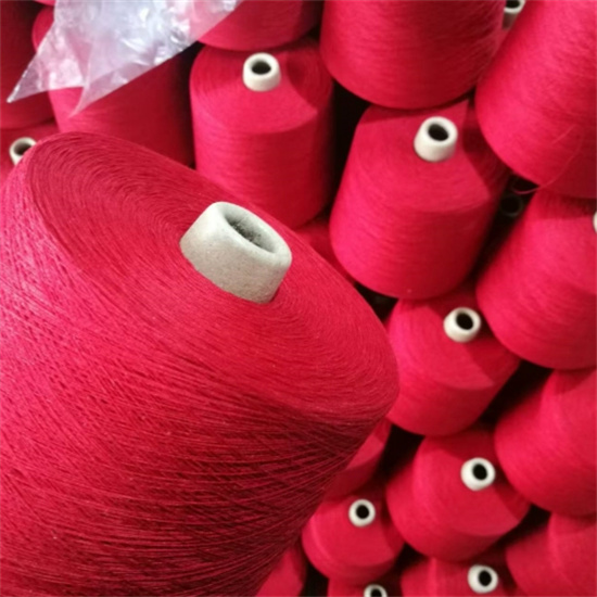Mercerized cotton after burnishing