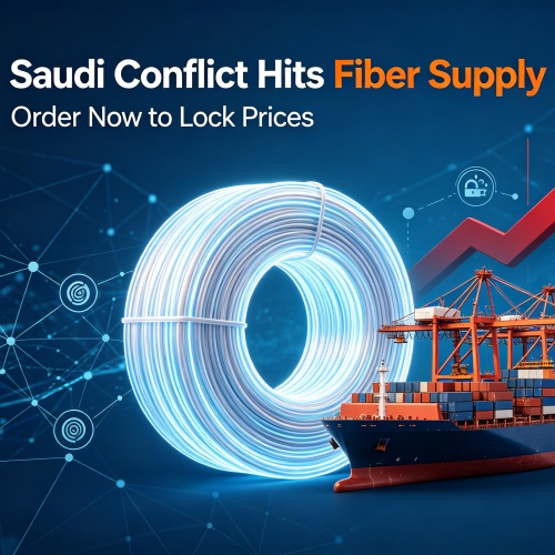 Saudi Conflict Hits Fiber Supply — Order Now to Lock Prices